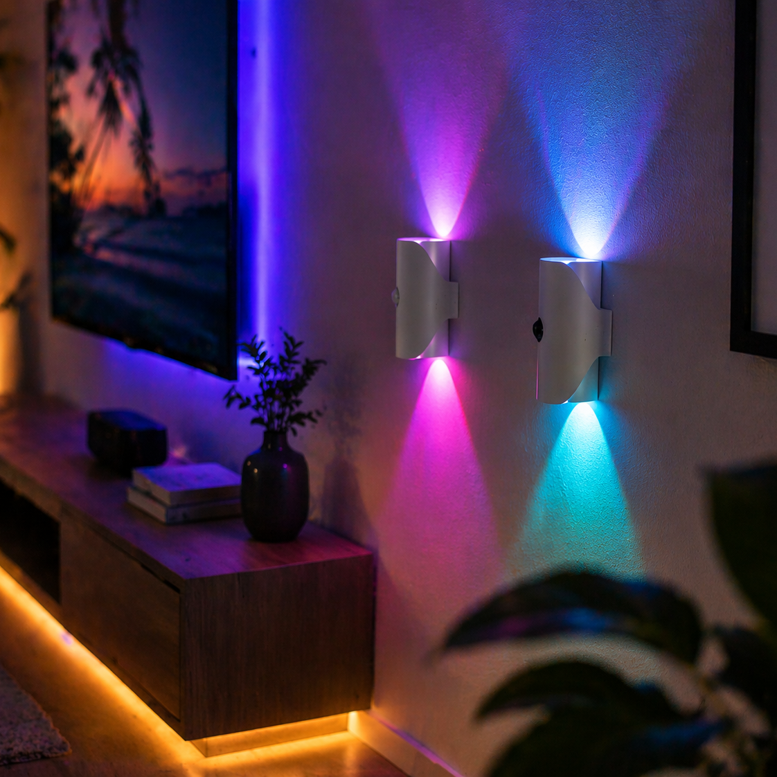 VantaGlow RGB Motion Wall Lights