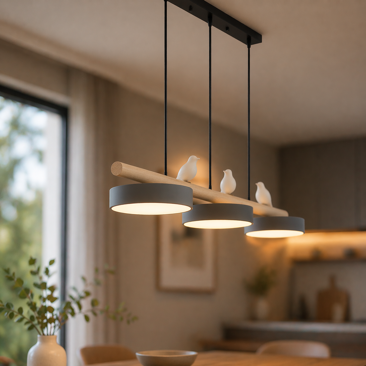 Aurelian Dove Pendant Chandelier